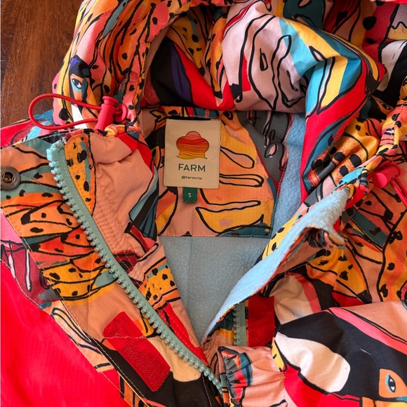 Cachos De Bananas Ski Puffer Jacket Sz S - Picture 9 of 12